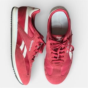 Reebok Fiori Classic Red and White Sneakers